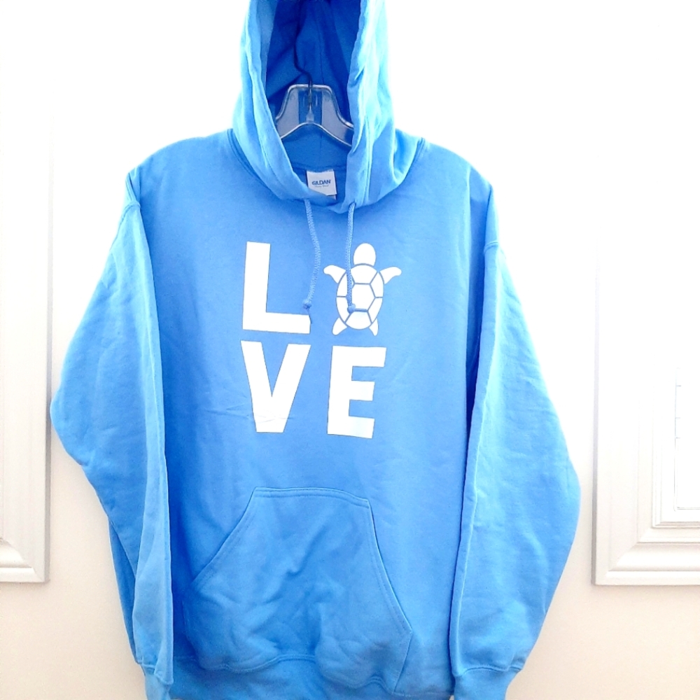 NEW Gildan "LOVE" Fullover Hoodie
